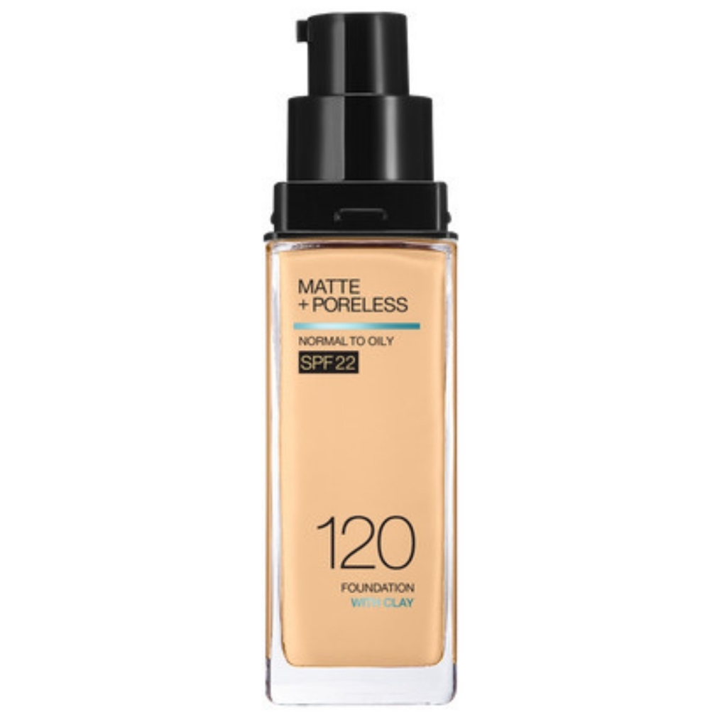 Maybelline New York Fit Me Matte + Poreless Foundation Spf 22 For Normal To Oily Skin Shade 120