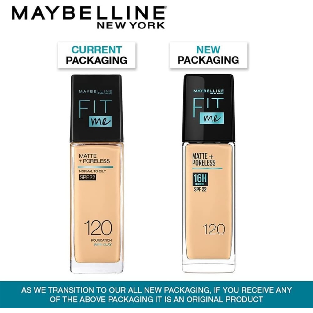 Maybelline New York Fit Me Matte + Poreless Foundation Spf 22 For Normal To Oily Skin Shade 120