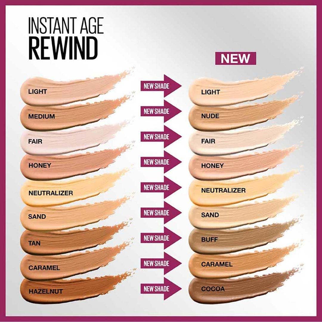Maybelline New York Instant Age Rewind Eraser Concealer For Dark Circles 01 Light