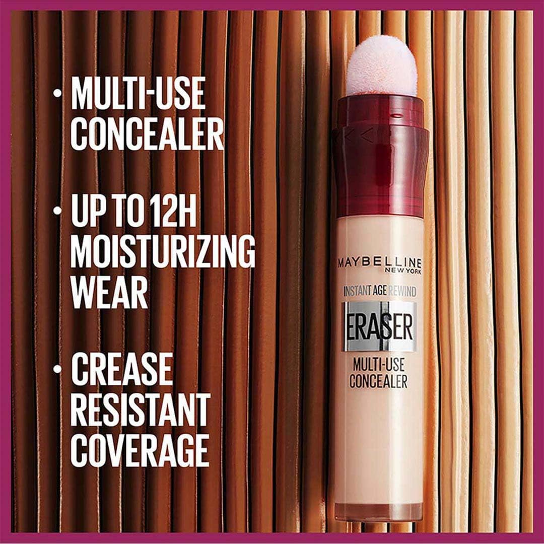 Maybelline New York Instant Age Rewind Eraser Concealer For Dark Circles 02 Nude
