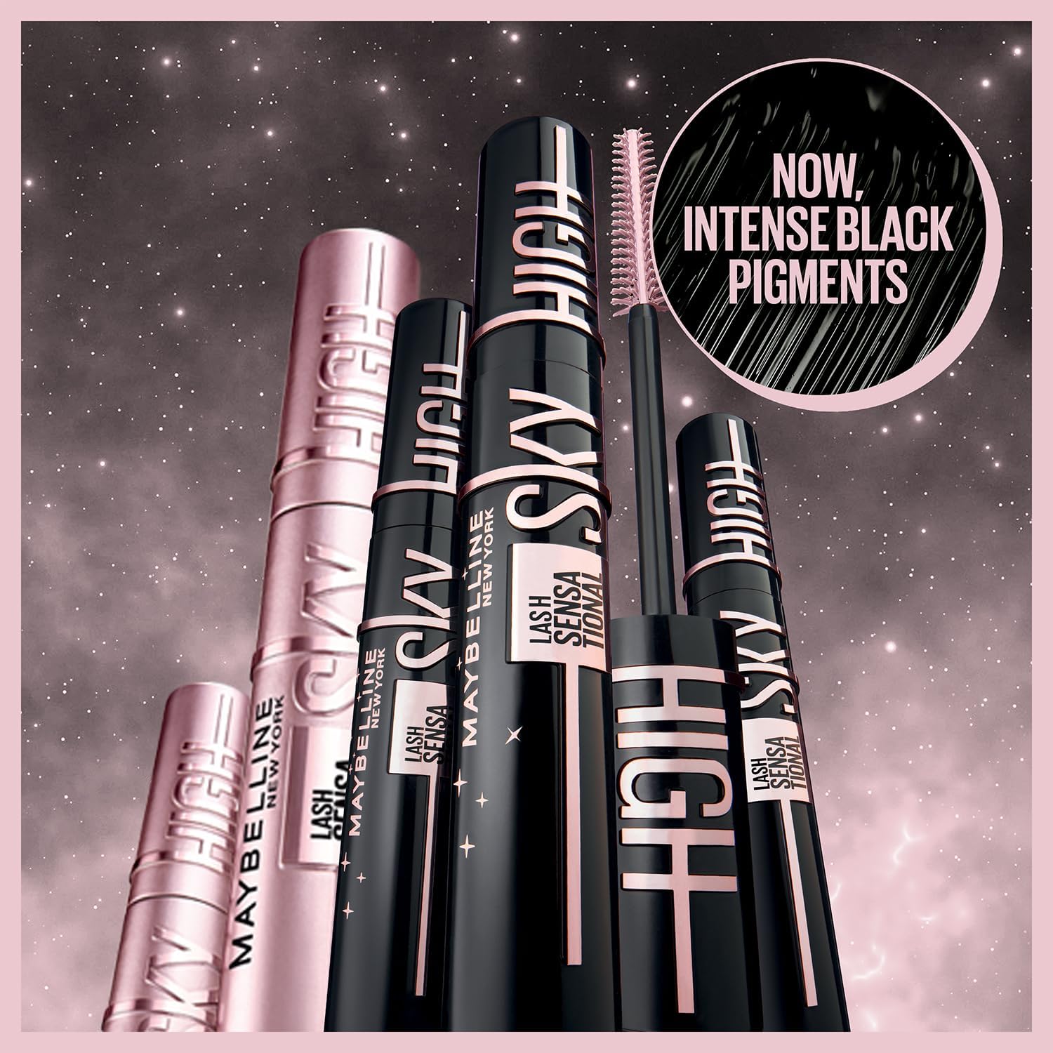 Maybelline New York Lash Sensational Sky High Mascara Cosmic Black For Length & Volume
