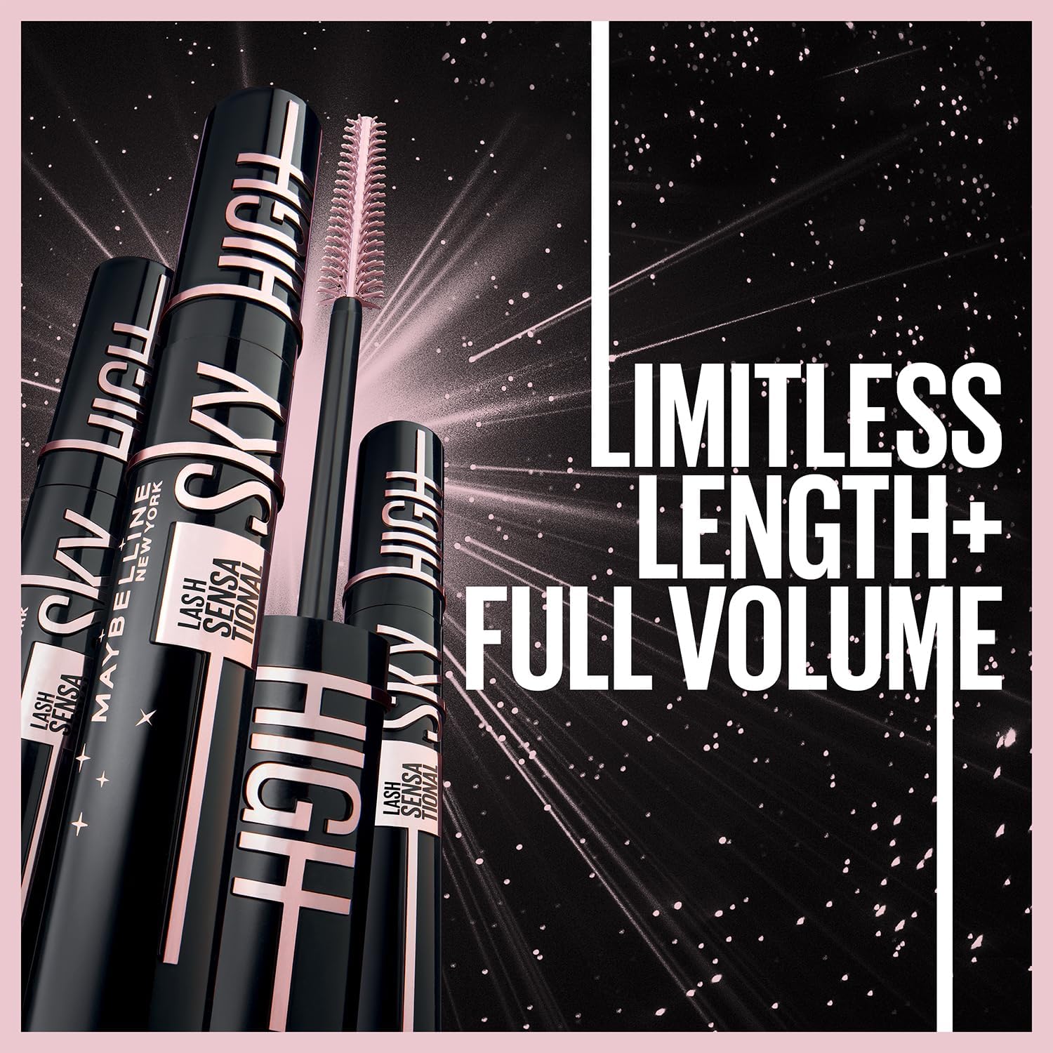 Maybelline New York Lash Sensational Sky High Mascara Cosmic Black For Length & Volume