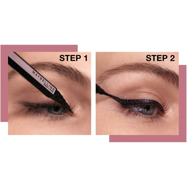 Maybelline New York Hyper Easy Liquid Eyeliner 800 Knockout Black For Precise Definition 0.5ml