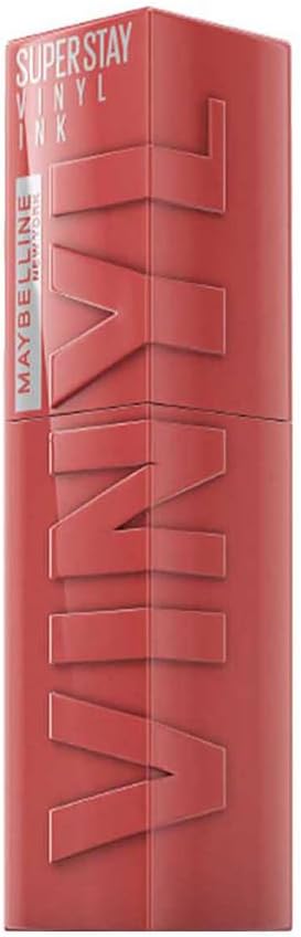 Maybelline New York Super Stay Vinyl Ink Liquid Lipcolor For Long-lasting Shine 15 Peachy