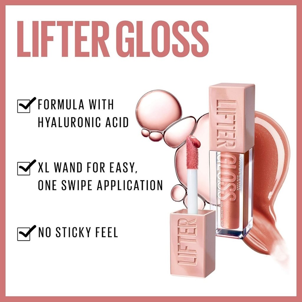 Maybelline New York Lifter Gloss Hydrating Lip Gloss With Hyaluronic Acid 004