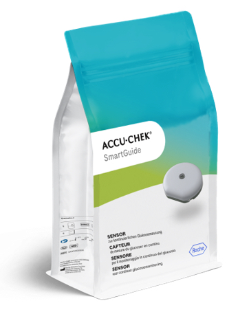 Accu-Chek SmartGuide CGM Sensor All-in-One Applicator Device for Continuous Glucose Monitoring
