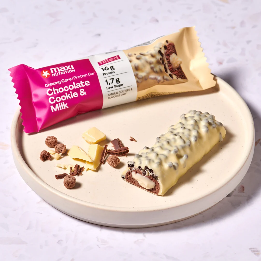 Maxinutrition Chocolate Cookie & Milk Protein Bar 45g With 16g Protein & No Added Sugar