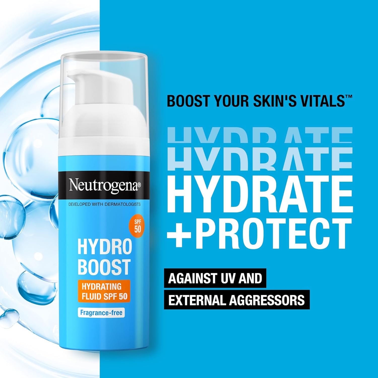 Neutrogena Hydro Boost Hydrating Fluid Spf 50 50 Ml (u180392)