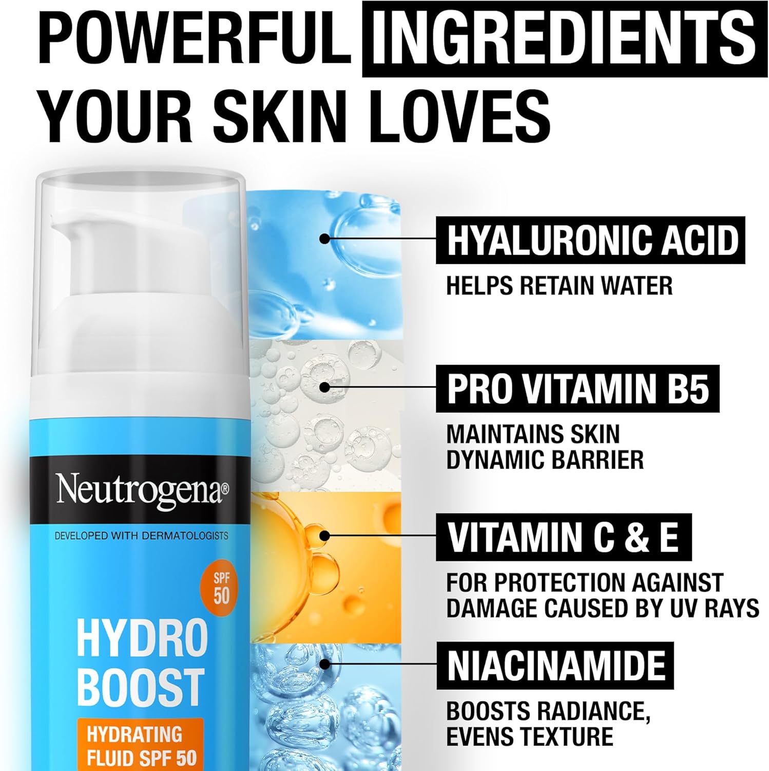 Neutrogena Hydro Boost Hydrating Fluid Spf 50 50 Ml (u180392)