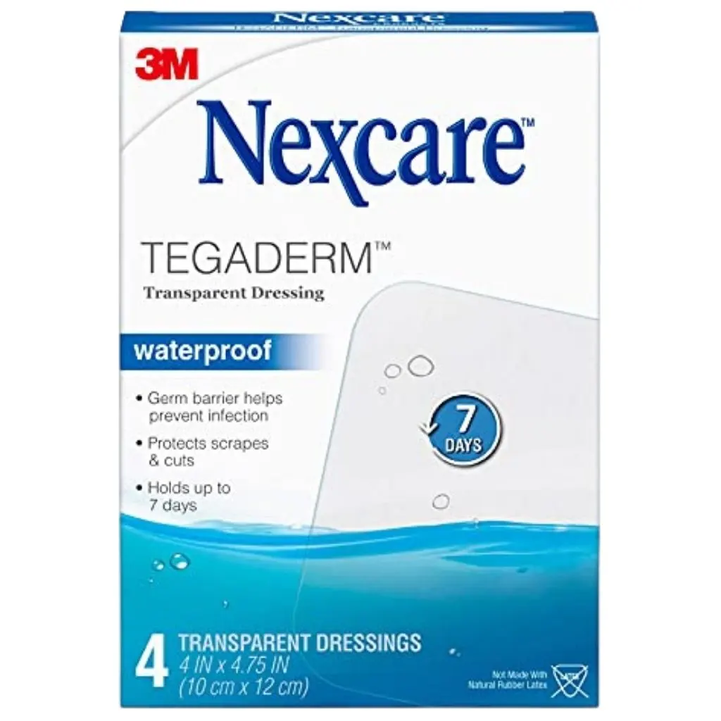 Nexcare Tegaderm Transparent Dressing 10x12cm, Pack Of 4