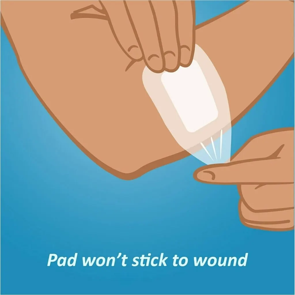 Nexcare Tegaderm + Pad Transparent Dressing 6x10cm, Pack Of 5