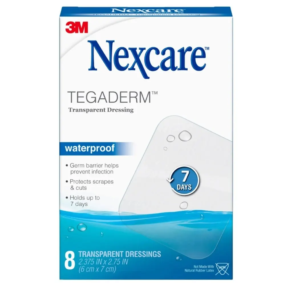Nexcare Tegaderm Transparent Dressing 6x7cm, Pack Of 8