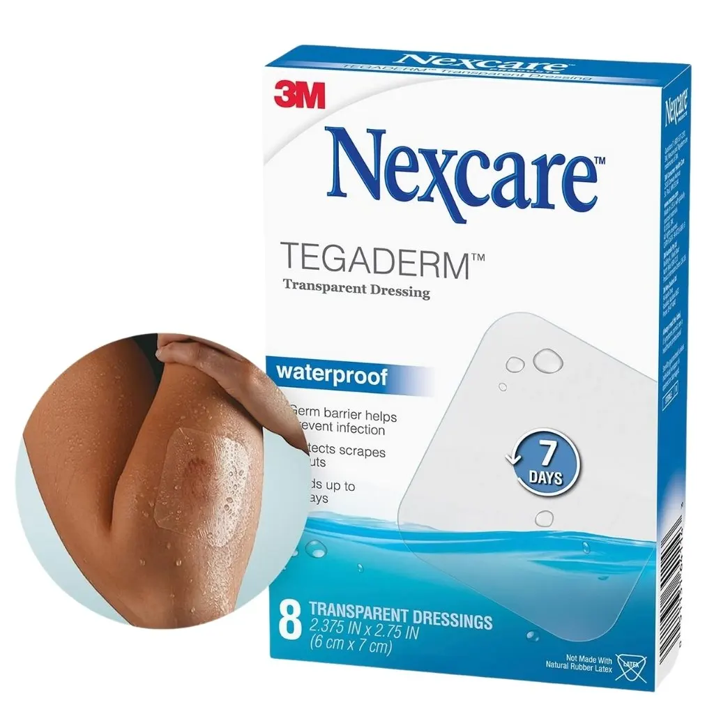 Nexcare Tegaderm Transparent Dressing 6x7cm, Pack Of 8