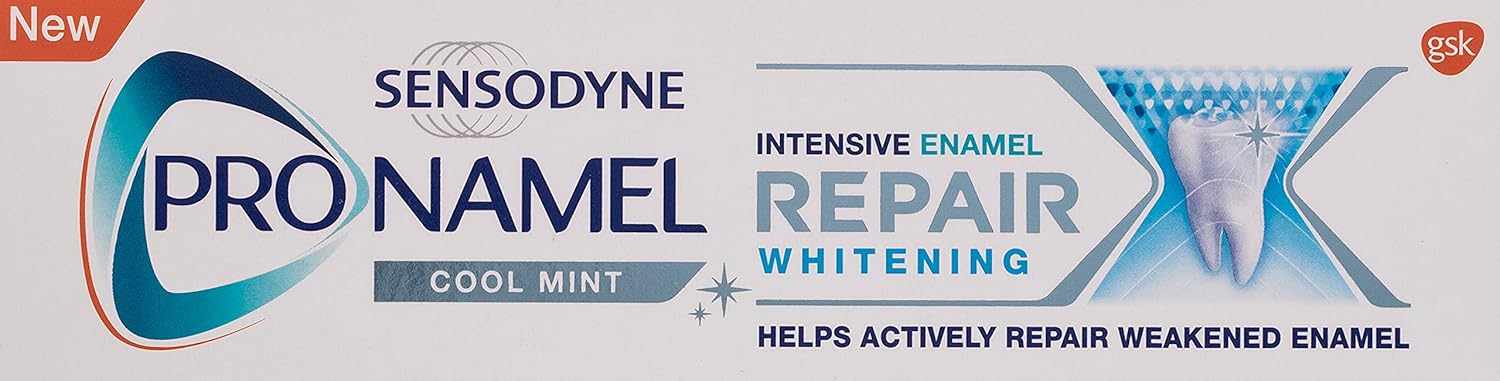Sensodyne Pronamel Intensive Enamel Repair Whitening Cool Mint Toothpaste 75ml