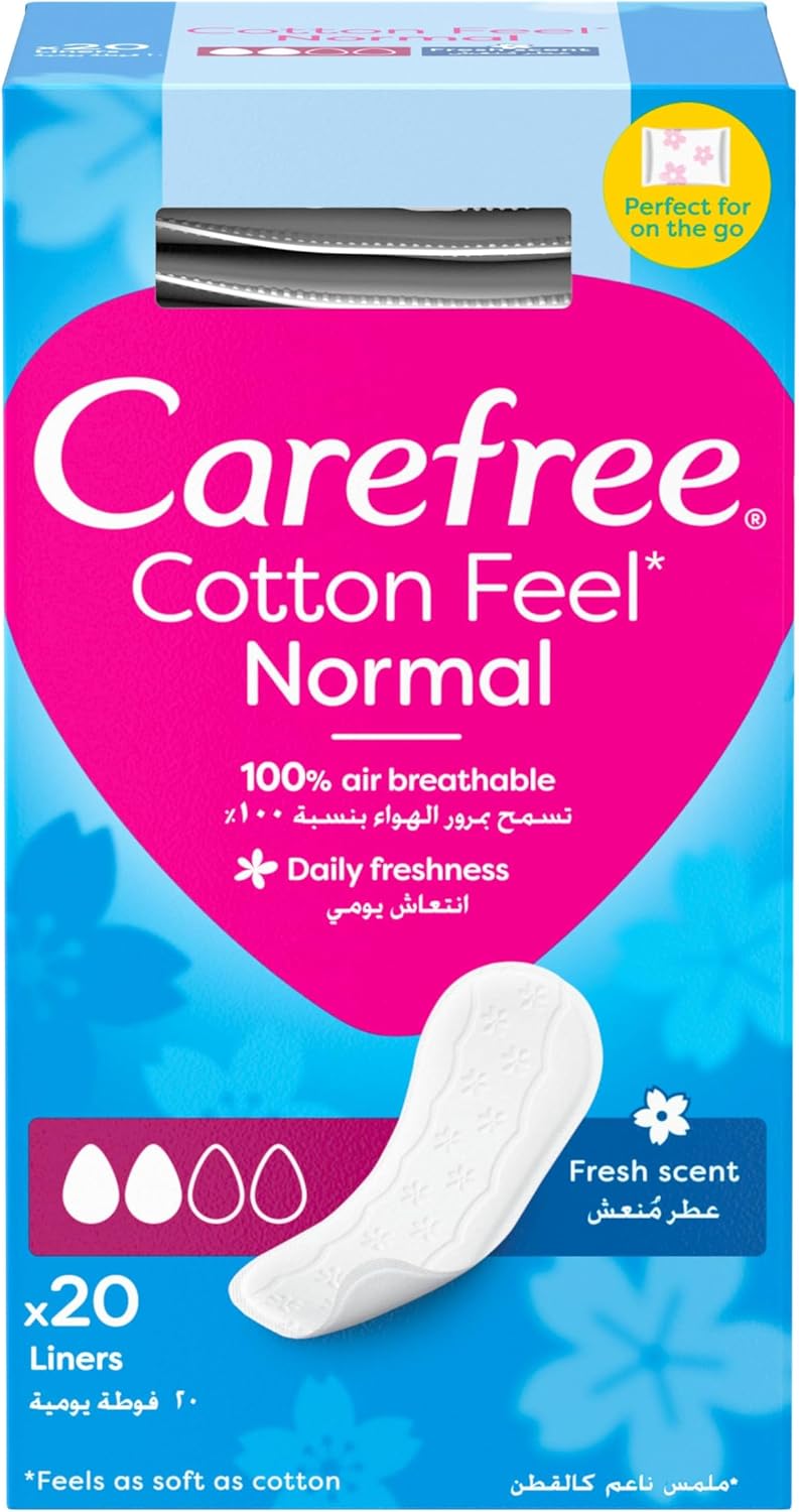 Carefree Original Fresh Single-wrapped Panty Liners 20-pack