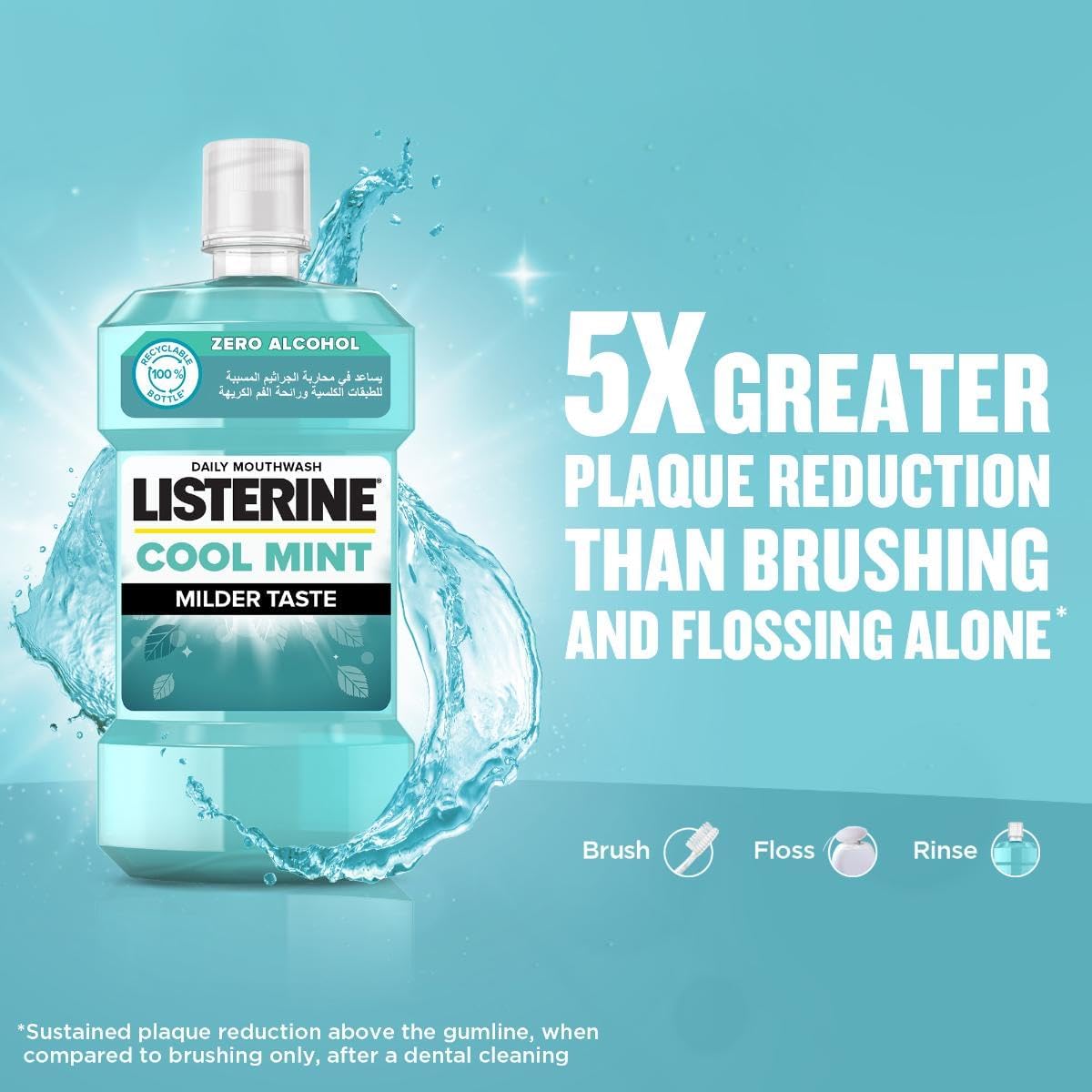 Listerine Cool Mint Mild Mouthwash 250 Ml (u180148)