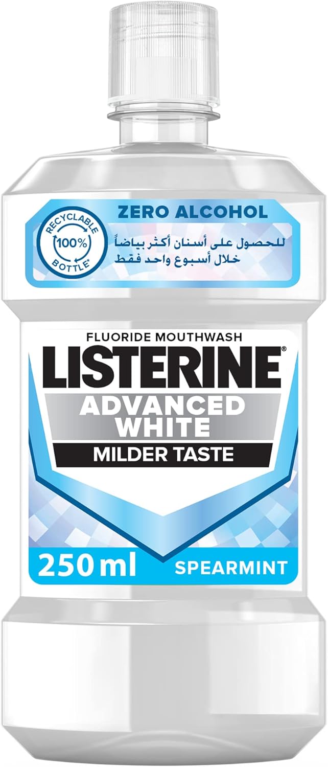 Listerine Advanced White Mouthwash 250 Ml (u180244)