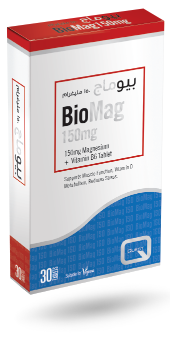 Quest Biomag 150Ml Mag+B6 5Mg Tab 30`S