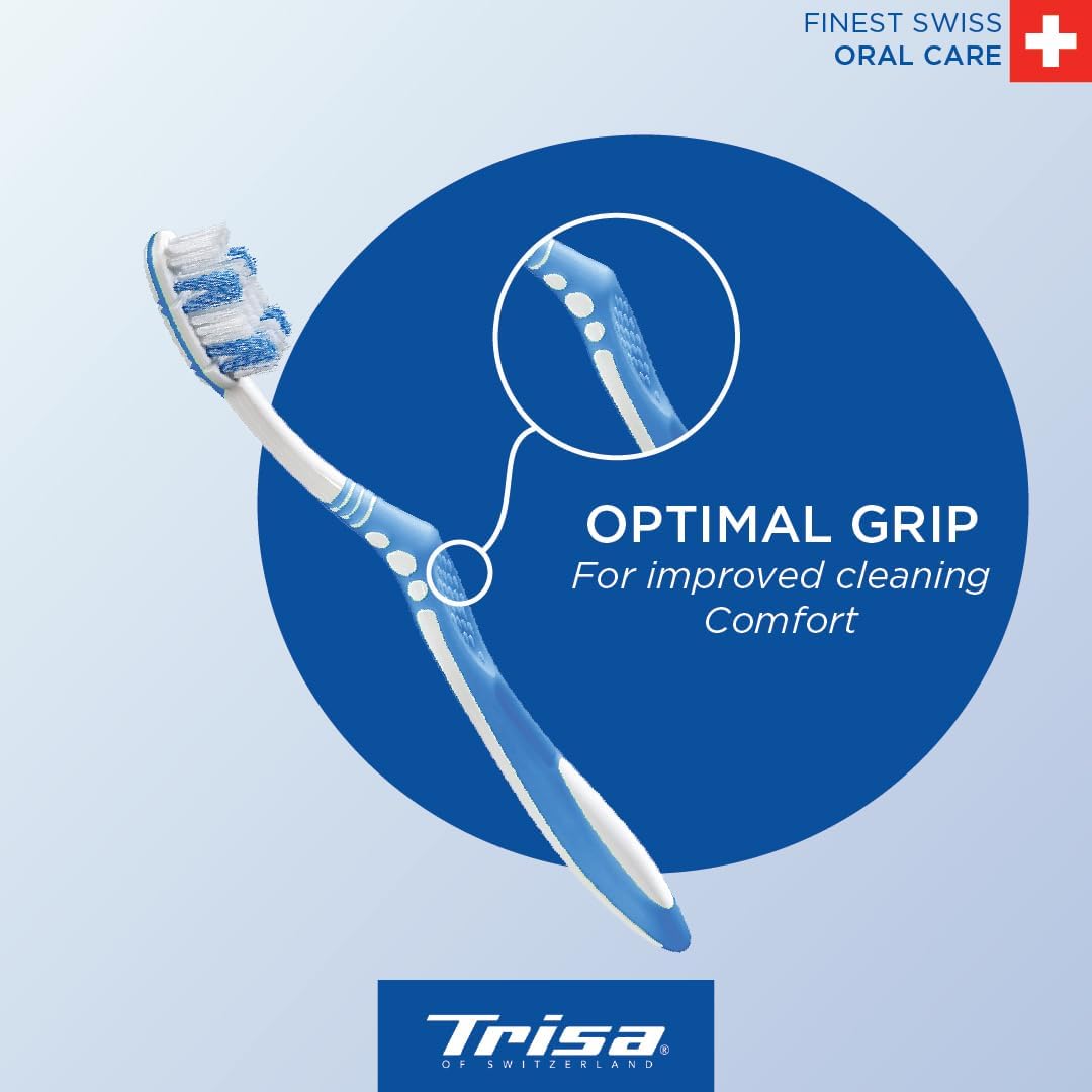 Trisa Swiss Made Flexible Toothbrush Medium Buy 1 Get 1 Free Bundle Offer