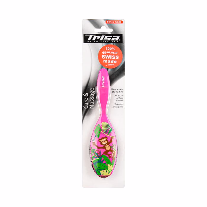 Trisa Swiss Made Kids Hair Brush Safari 2225