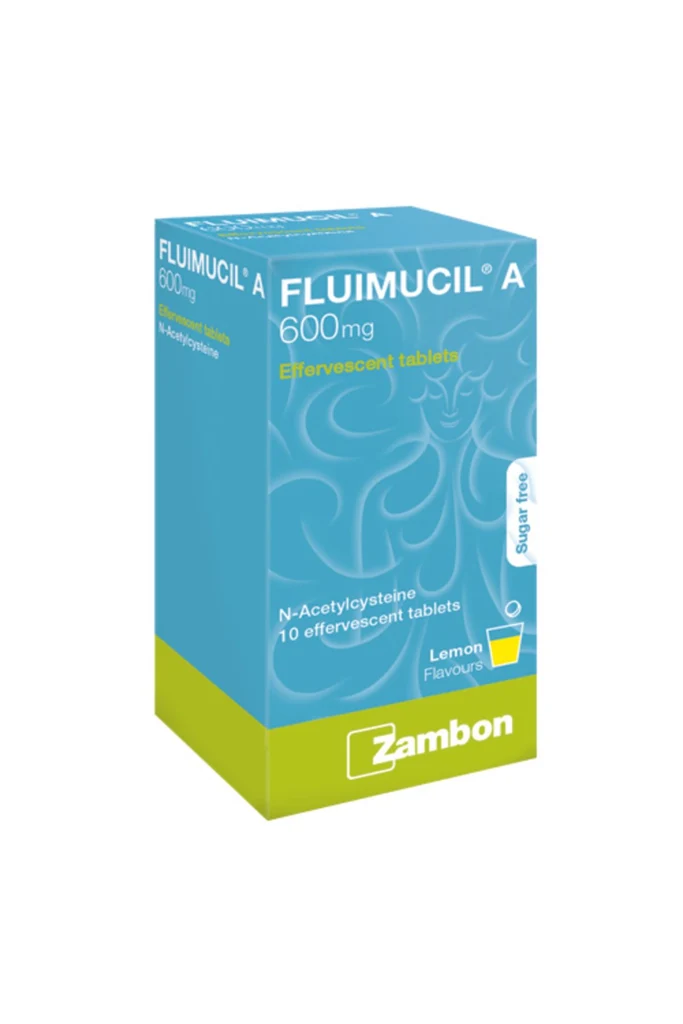 Fluimucil Acetylcysteine 300mg/3ml Ampoules 5's – Mucolytic Support For Thick Mucus