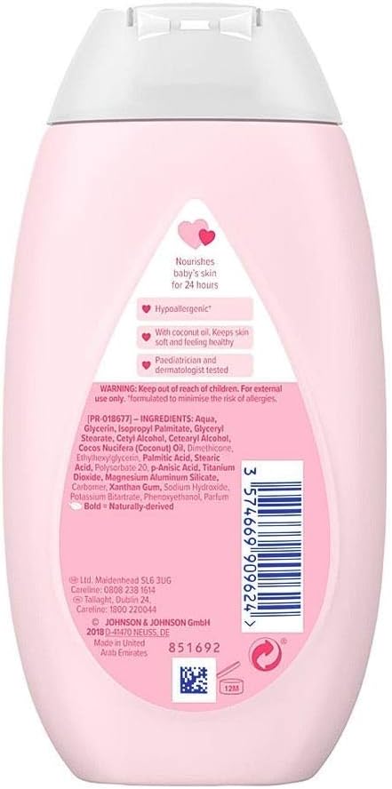 Johnson's Baby Lotion Pink For Soft & Moisturised Baby Skin 200ml