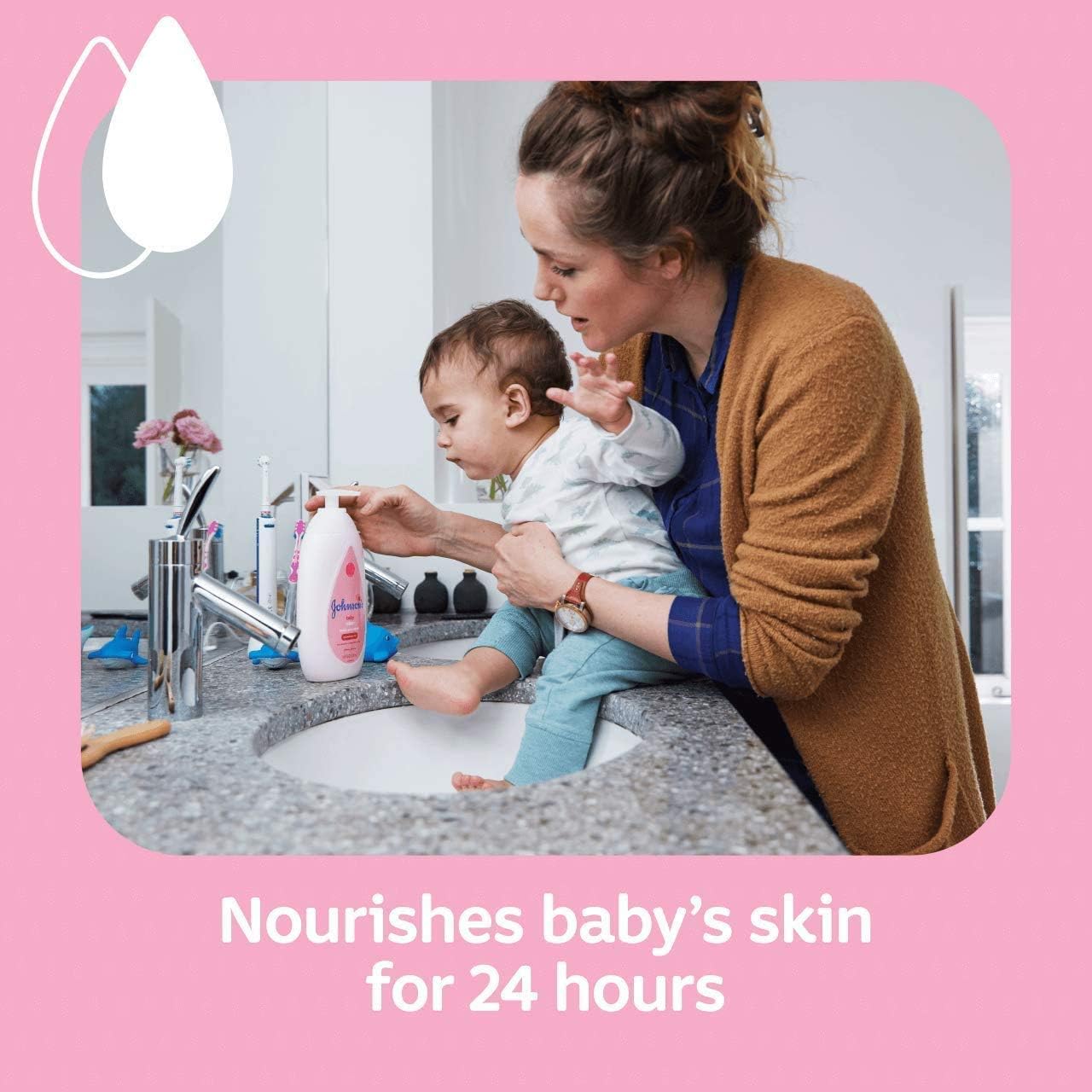 Johnson's Baby Lotion Pink For Soft & Moisturised Baby Skin 200ml