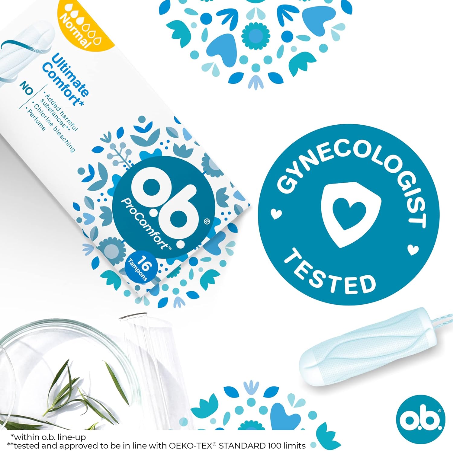 O.b Normal Tampons (16 Pcs)