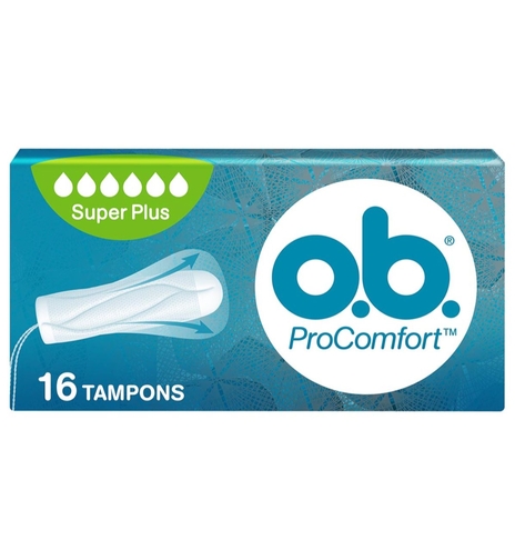 OB Procomfort Super Plus Pack Of 16 Tampons
