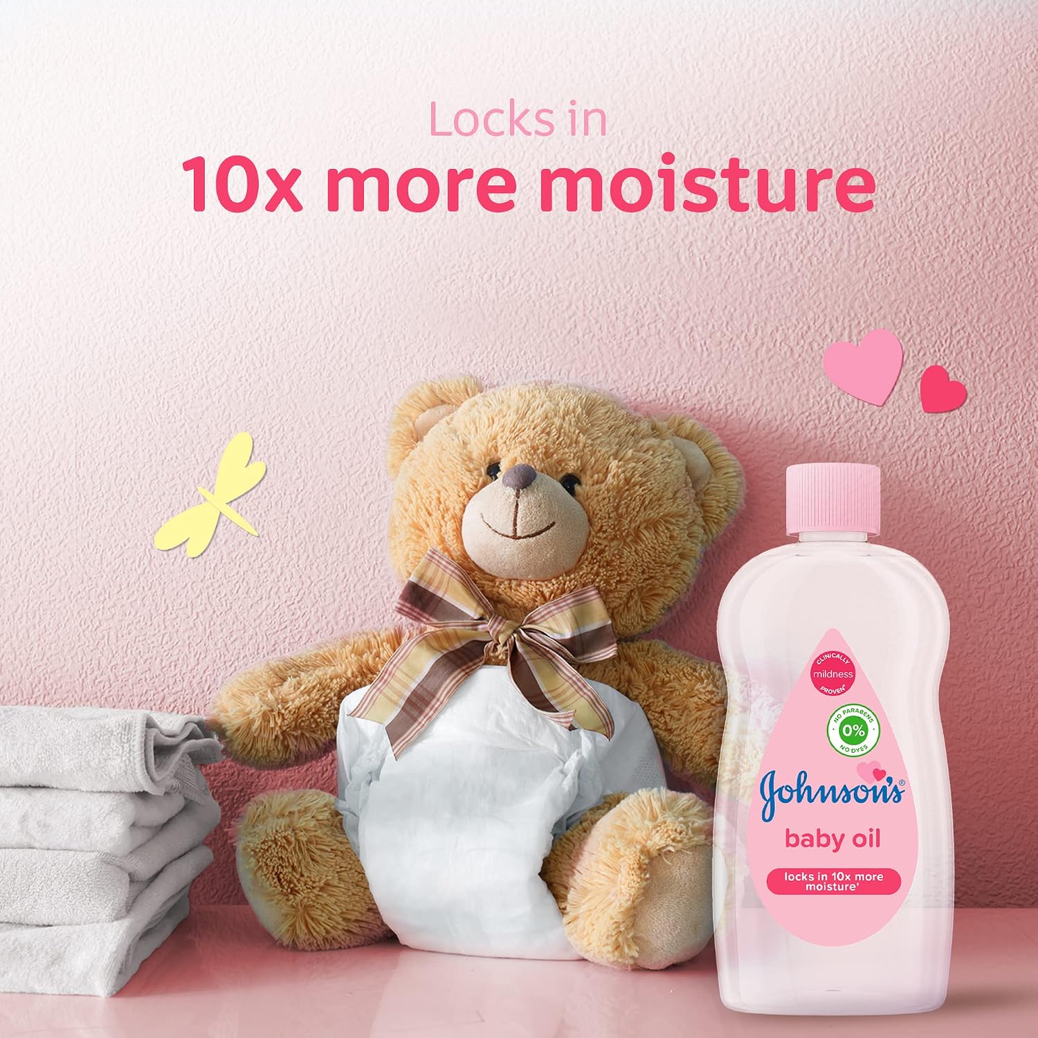 Johnson's Baby Oil 500ml – Moisturising Care For Soft & Smooth Baby Skin
