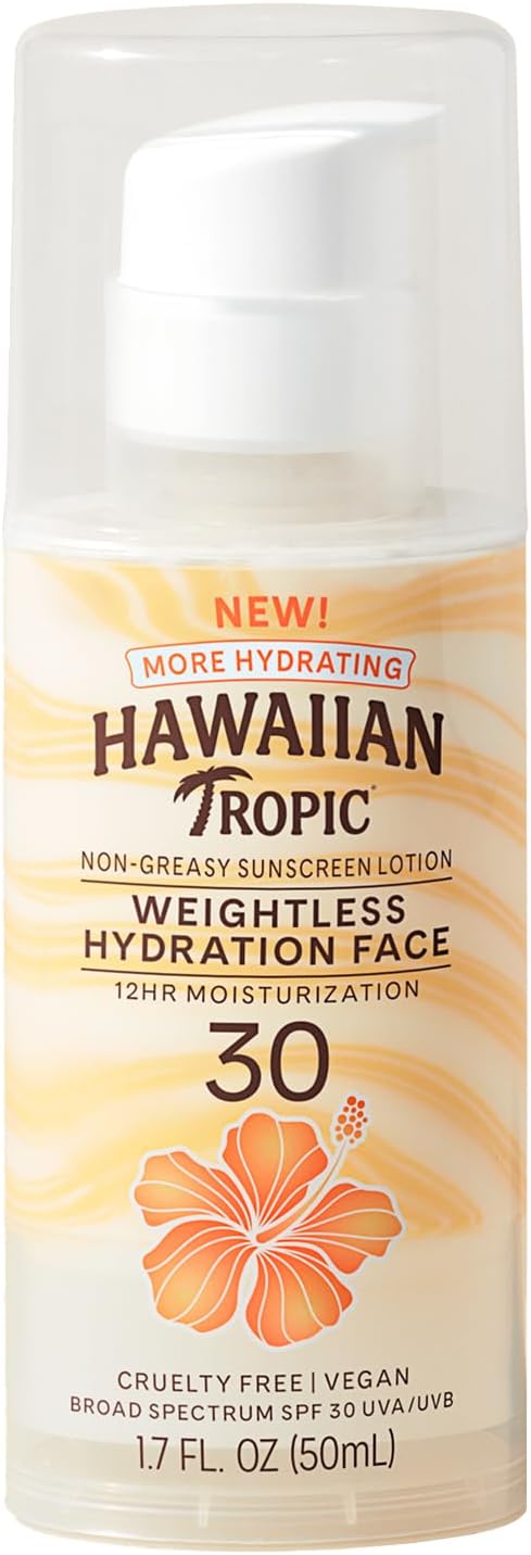 Hawaiian Tropic Sheer Touch Weightless Face Lotion Spf 30 50 Ml