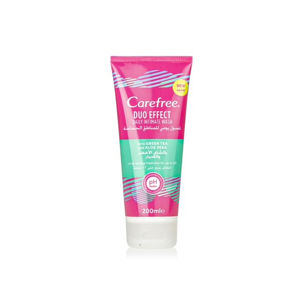 Carefree Intimate Wash Green Tea And Aloe 200ml