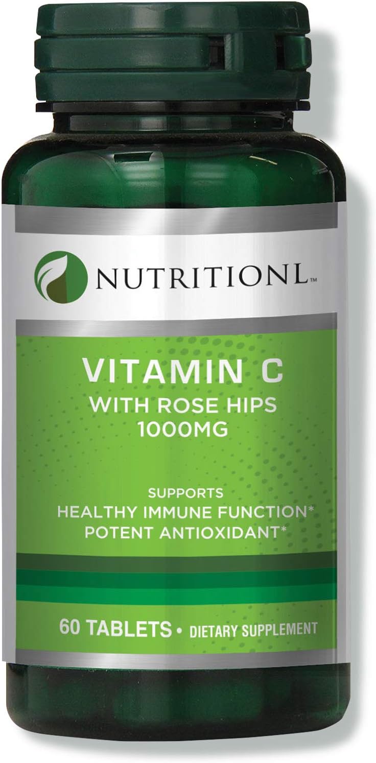 Nutritionalvitamin C 1000mg With Rose Hips Tablets - 60 Count