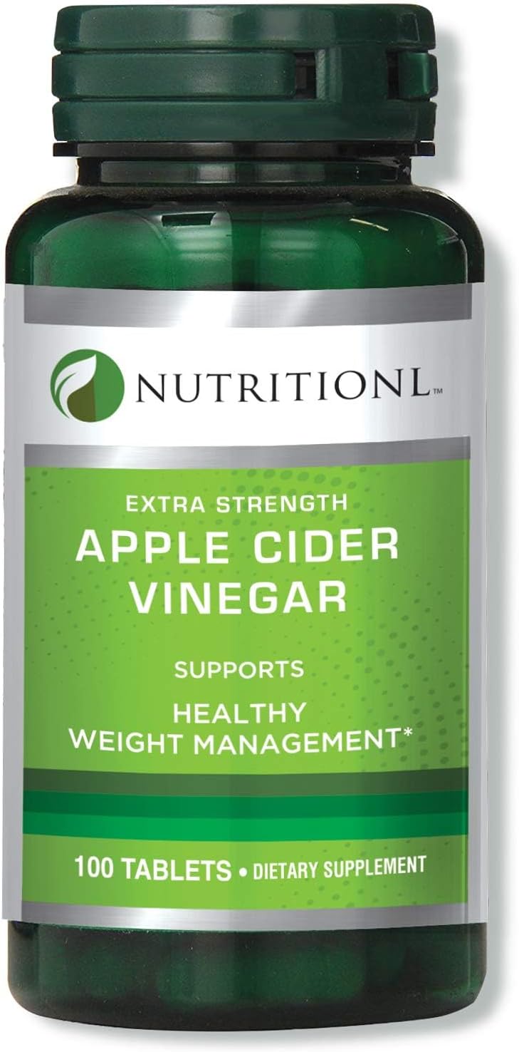 Nutritional Apple Cider Vinegar Extra Strength Tablets 100's (08091)