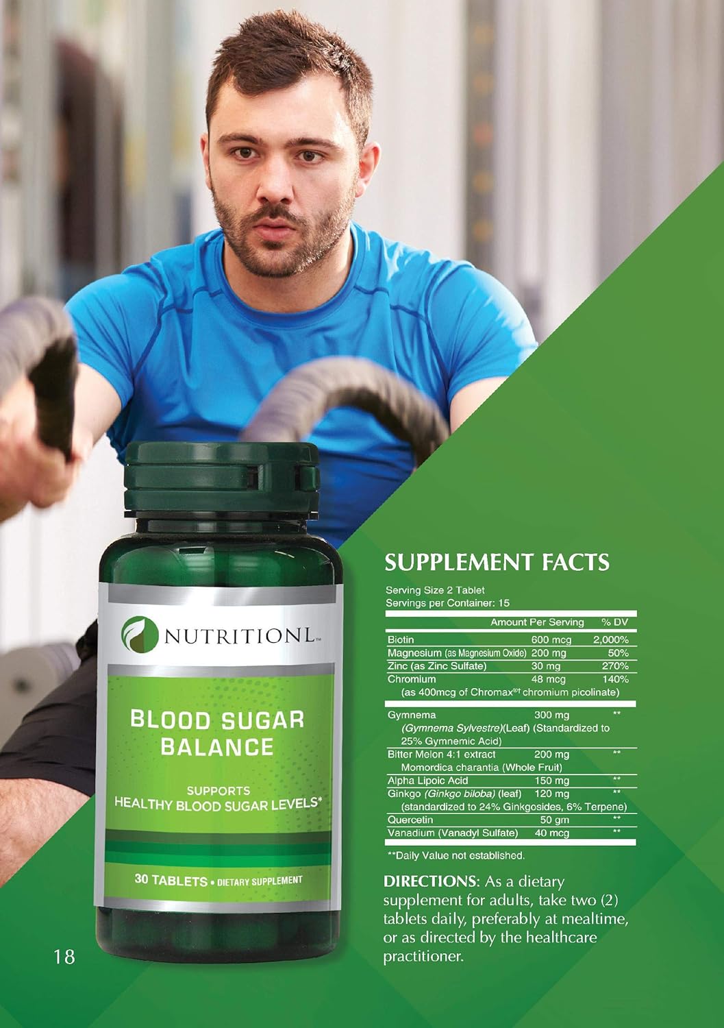 Nutritional Blood Sugar Balance Tablets 30's (08096)