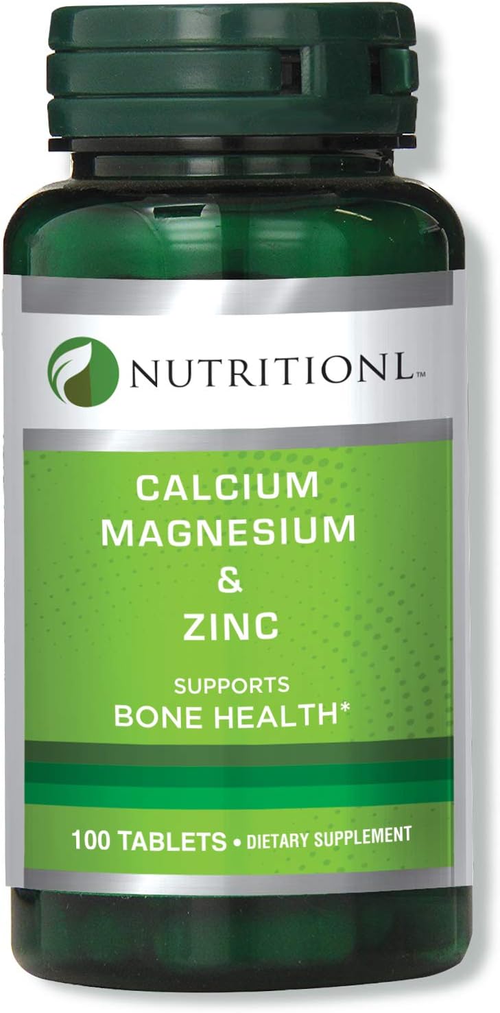 Nutritional Calcium Magnesium & Zinc Tablets 100's (08104)