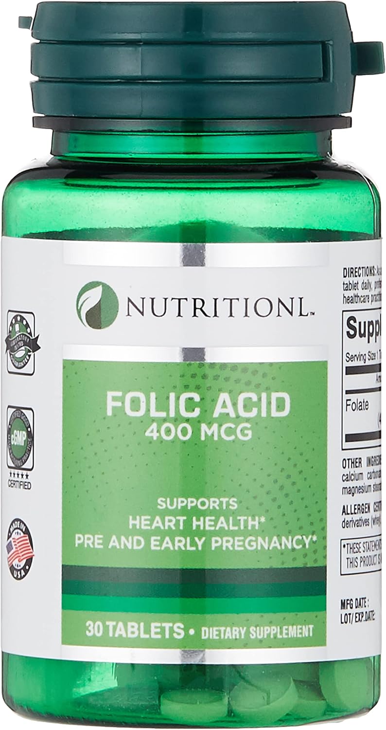 Nutritional Folic Acid Tablets 30's (08259) (dose To Verify: Master Shows 400 Mg)