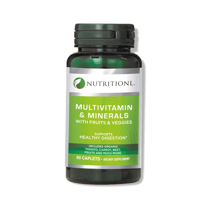 Nutritional Multivitamins & Minerals With Fruits & Veg Capsules 60's (08482)