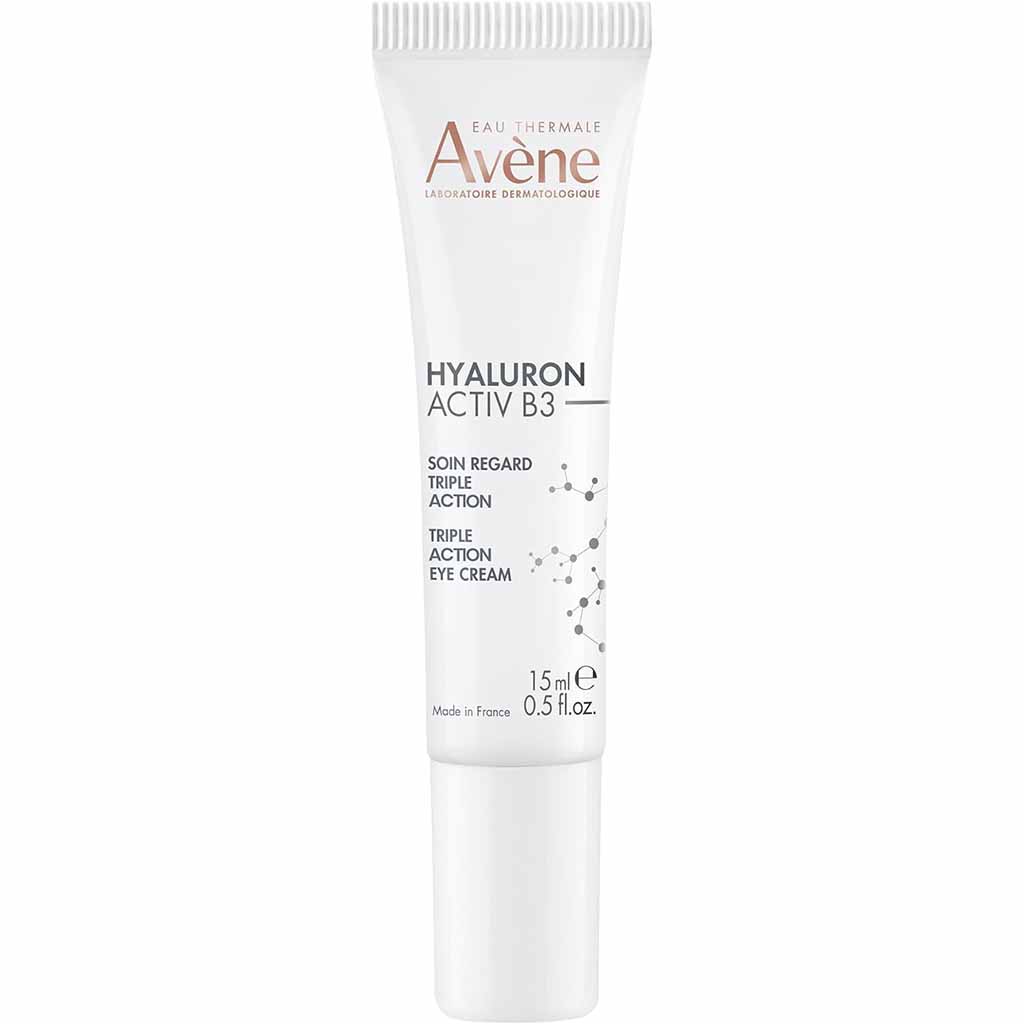 Avene Hyaluron Activ B3 Triple Correction Eye Cream With Niacinamide & Hyaluronic Acid For Wrinkles, Firmness & Dark Circles