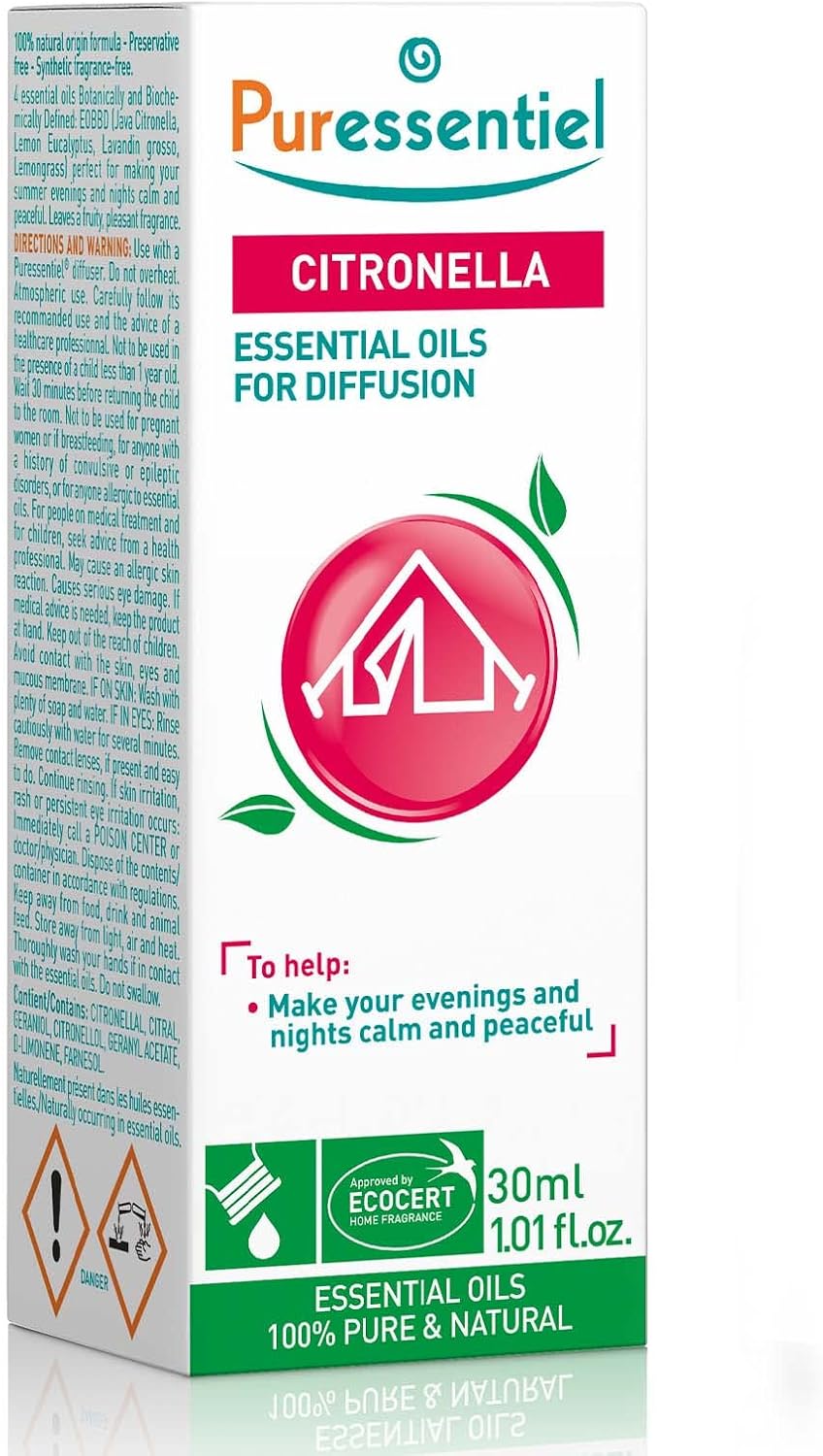 Puressentiel Essential Oils Diffusion Blend – Citronella (30 Ml)