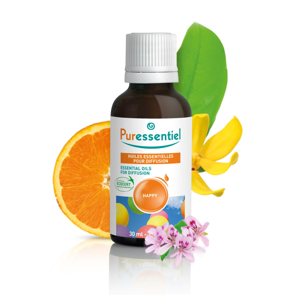 Puressentiel Essential Oils Diffusion Blend – Happy (30 Ml)