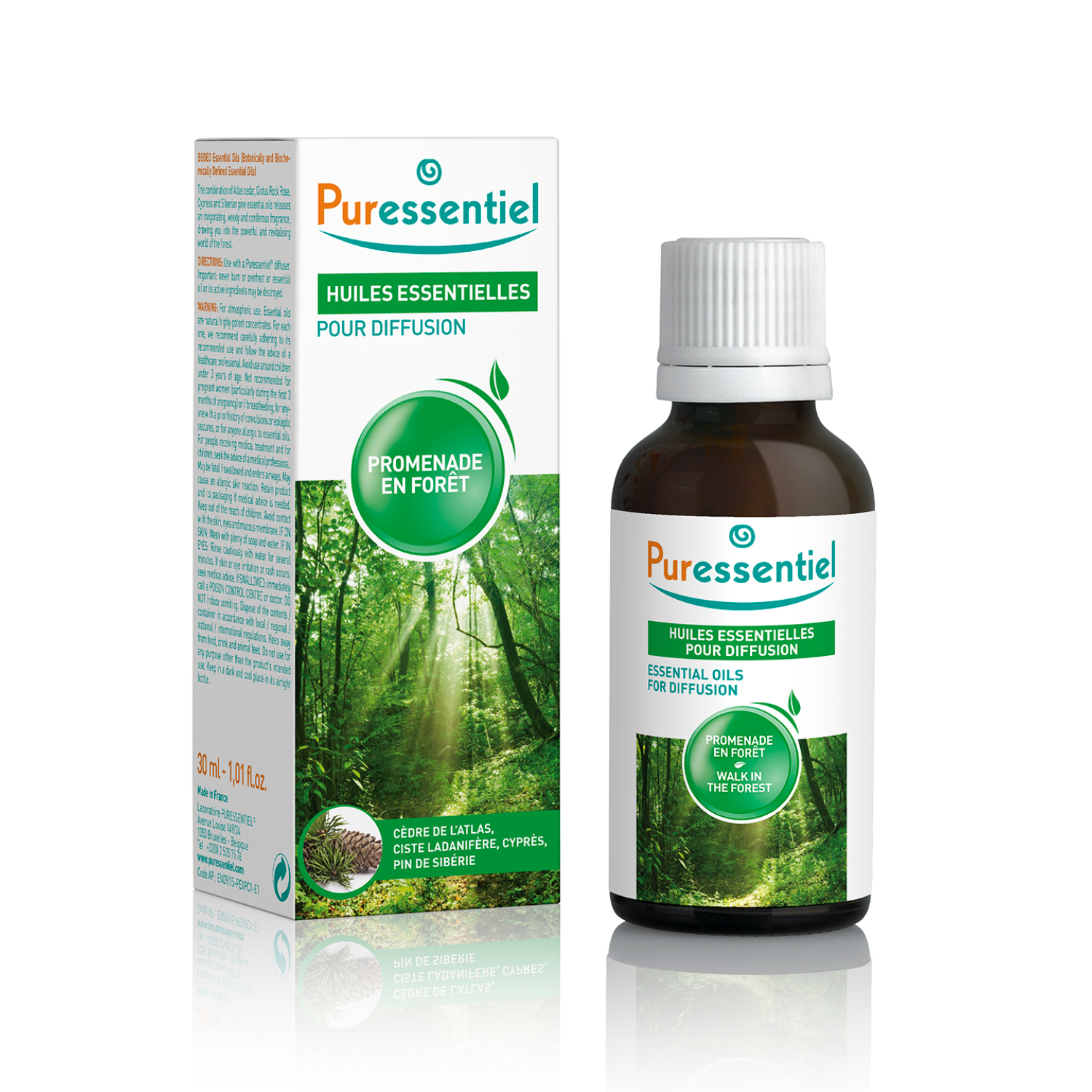 Puressentiel Essential Oils Diffusion Blend – Walk In The Forest (30 Ml)