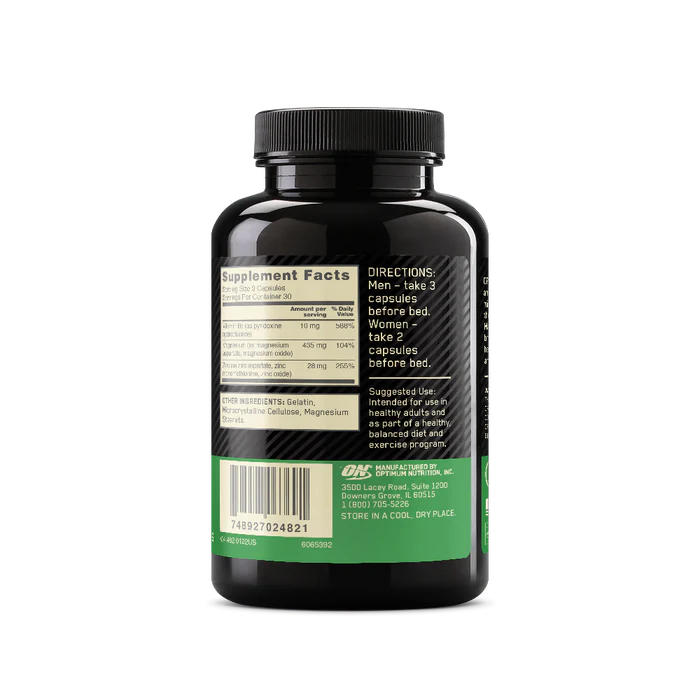 Optimum Nutrition Zma 90 Capsules For Recovery, Sleep Quality & Muscle Support