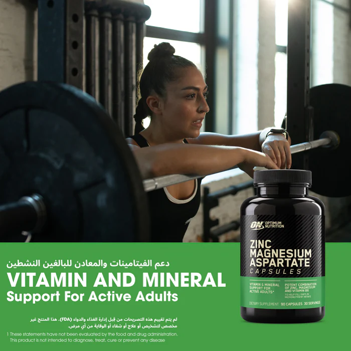 Optimum Nutrition Zma 90 Capsules For Recovery, Sleep Quality & Muscle Support