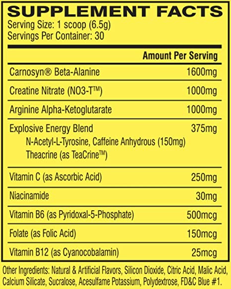 Cellucor C4 Original Idseries Pre-Workout, Icy Blue Razz, 30 Servings, 195 Gm