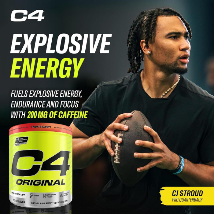 Cellucor C4 Original Id Series Pre-workout Fruit Punch 30 Servings (185g) For Energy, Focus & Performance