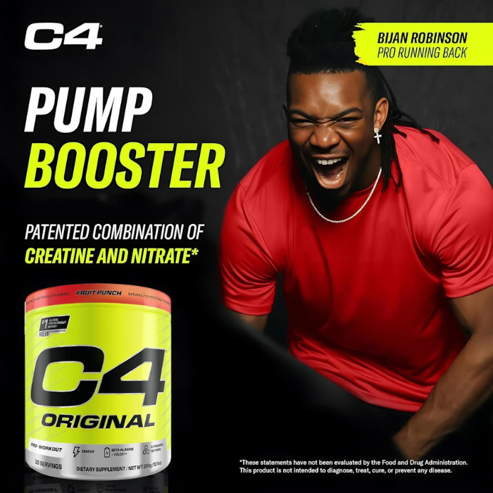 Cellucor C4 Original Id Series Pre-workout Fruit Punch 30 Servings (185g) For Energy, Focus & Performance