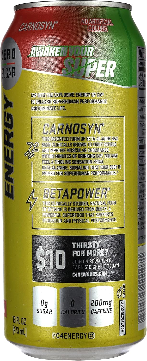 Cellucor C4 Original On-the-go Energy Drink Cherry Limeade 473ml