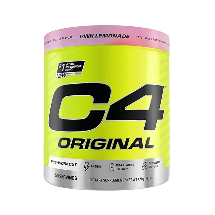Cellucor C4 Original Pre-workout Pink Lemonade For Energy, Strength & Endurance 50 Servings 470g