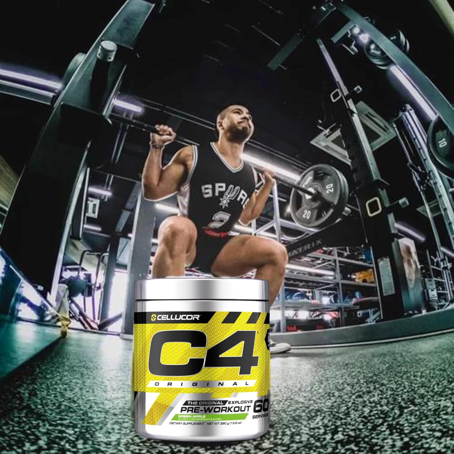 Cellucor C4 Original Pre-workout Green Apple 50 Servings For Energy, Focus & Performance